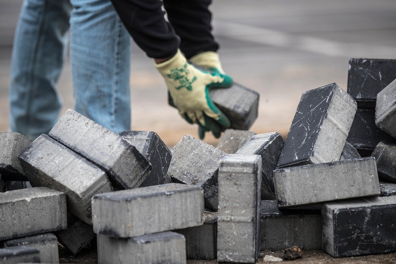 concrete blocks, construction, work, masonry, build, building material, working, job, concrete blocks, concrete blocks, concrete blocks, concrete blocks, concrete blocks